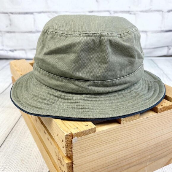 Vintage 90s DPC Hipster Skater Green Bucket Hat - Picture 1 of 5